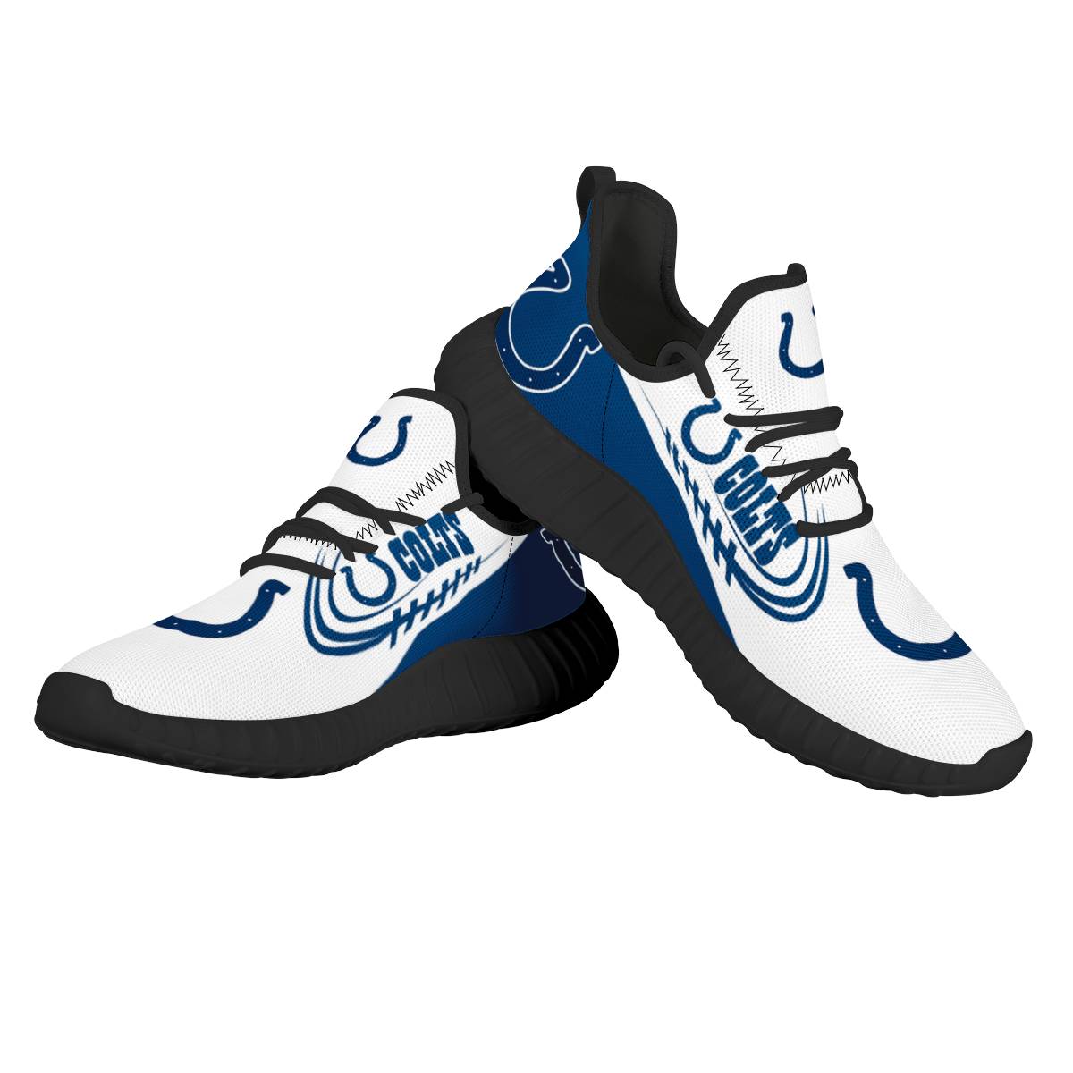 Women's NFL Indianapolis Colts Mesh Knit Sneakers/Shoes 001